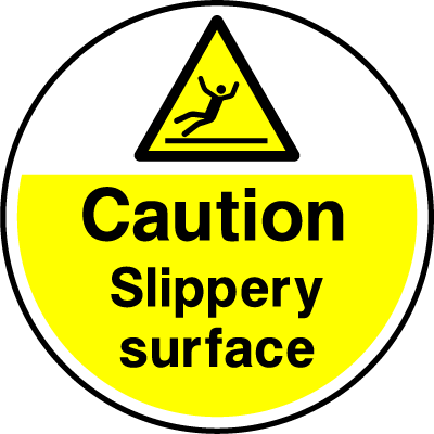 Heath and Safety Floor Stickers 400mm