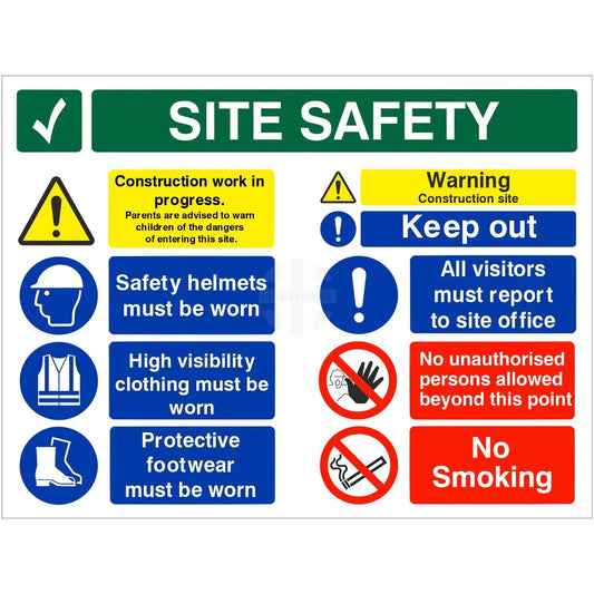 Site Safety Sign Board